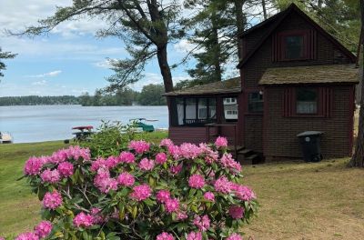 The Little Red Cottage on Webster Lake