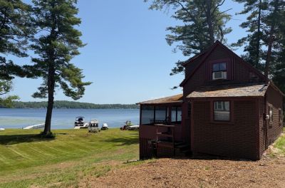 The Little Red Cottage on Webster Lake