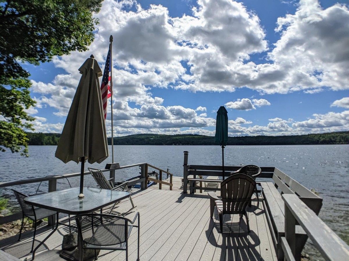 view of lake from Camp Run-A-Muk property